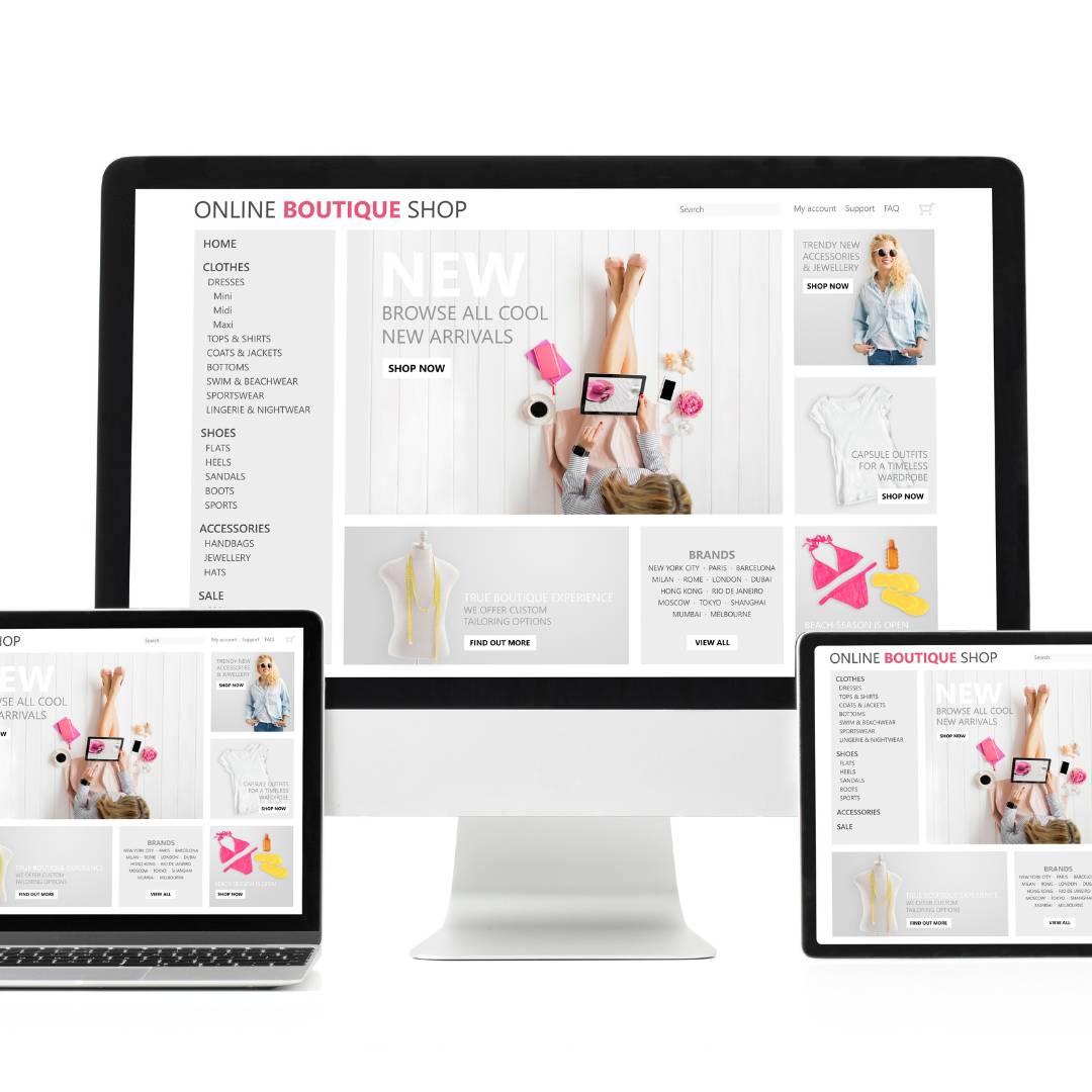 small business online boutique web design